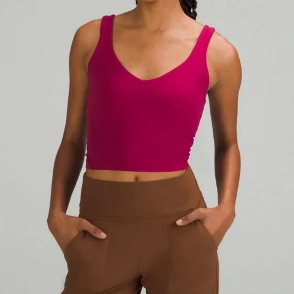 Size 8 Lululemon Align Tank Top, Pomegranate